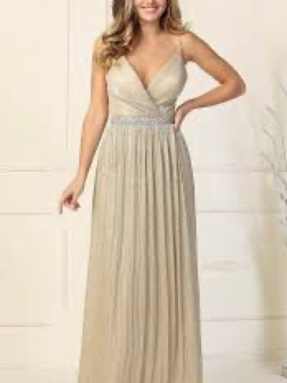 May Queen Elegant Cream Gown